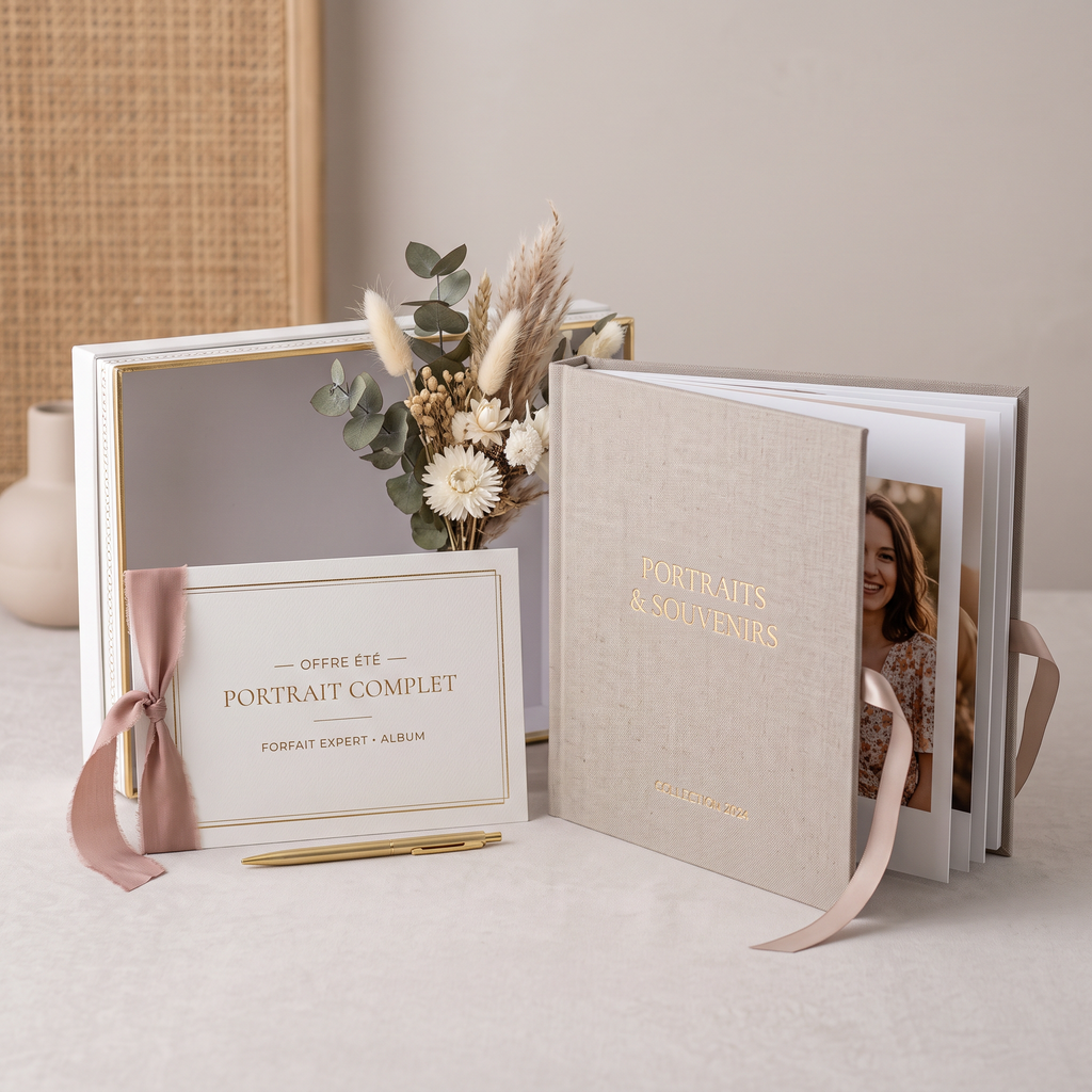 🔥 OFFRE ÉTÉ — Pack Portrait Complet (Forfait Expert + Album)