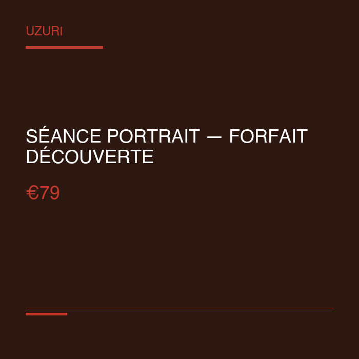 [UZR-PORTRAIT-BASIC] Portrait Session — Discovery Package