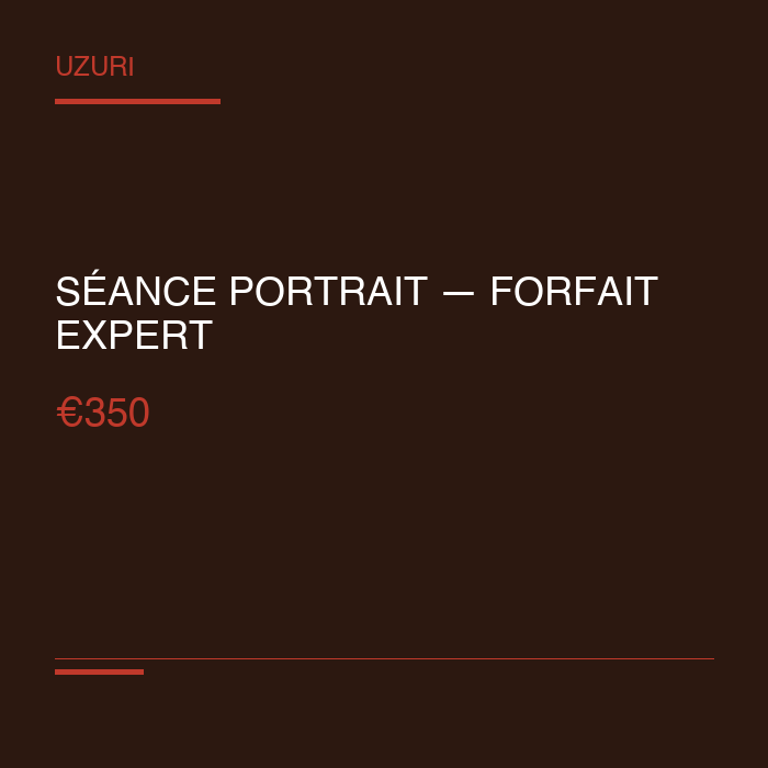 Séance Portrait — Forfait Expert