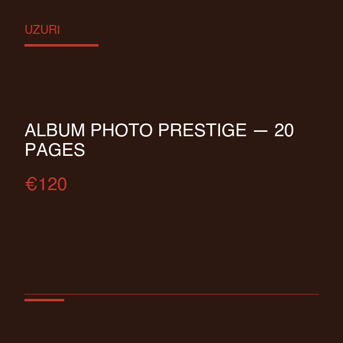 [UZR-ALBUM-001] Prestige Photo Album — 20 Pages