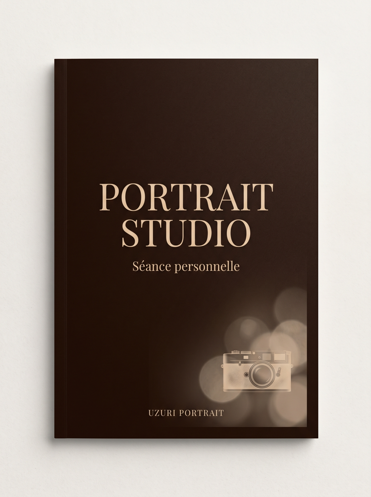 Séance portrait studio premium — Uzuri Portrait, direction artistique